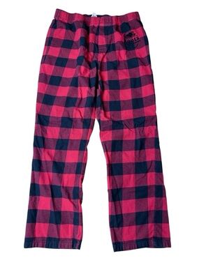 ROOTS Red & Black Buffalo Plaid Flannel Pajama Pants - Medium